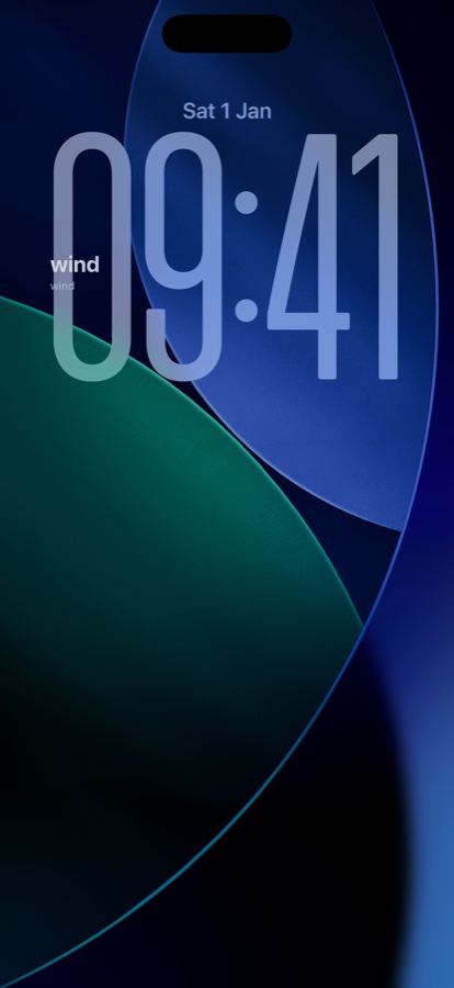 Dutch lock screen showing the word of the day